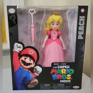 The Super Mario Bros. Movie - 5” Peach Figure with Umbrella